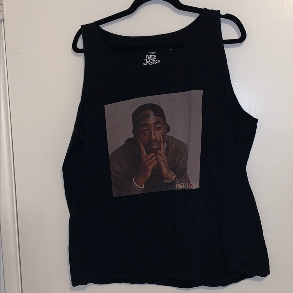 Poetic Justice Tupac Tank XL Minor Flaw*